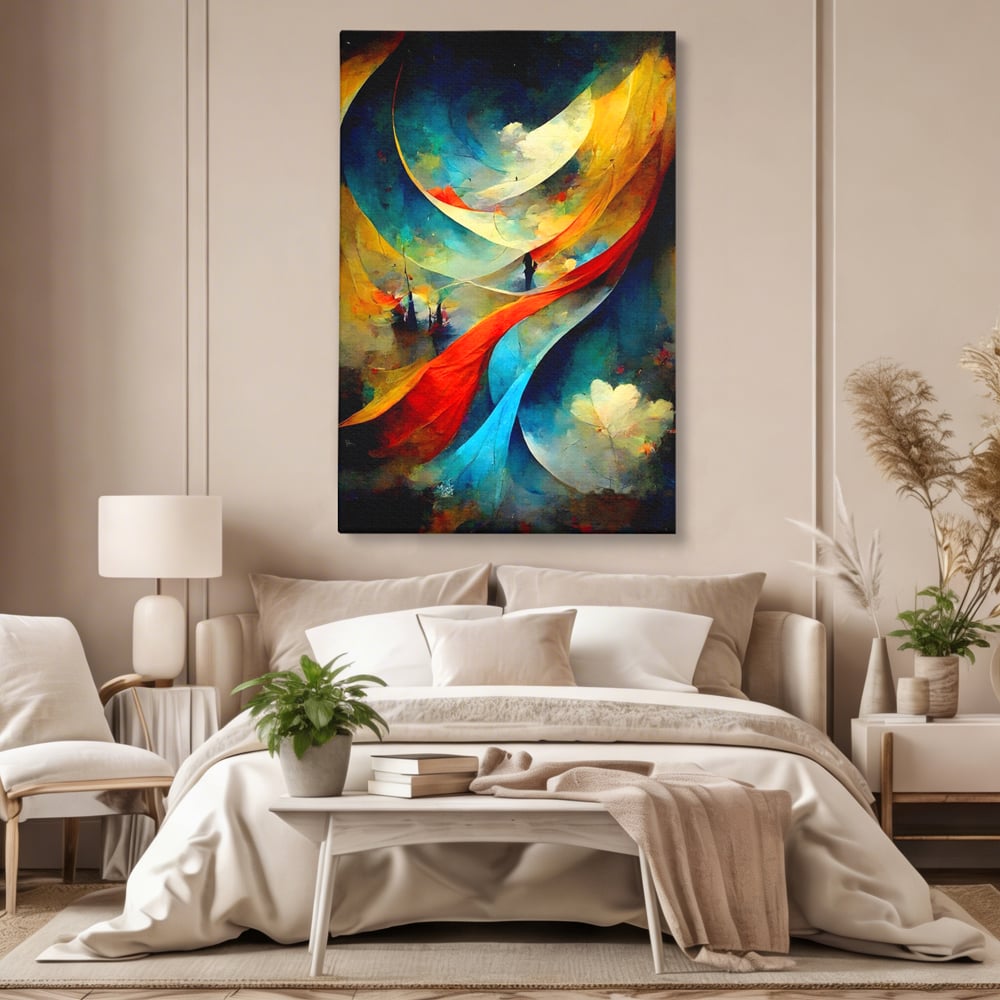 Tablou Canvas Premium LuxCanva® A1307, Sweet Dream ,  Living, Vise, Somn, Abstract, Dormitor, Culori Vibrante