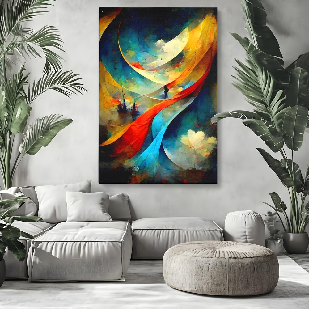 Tablou Canvas Premium LuxCanva® A1307, Sweet Dream ,  Living, Vise, Somn, Abstract, Dormitor, Culori Vibrante