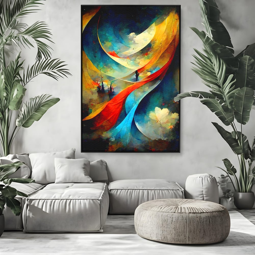 Tablou Canvas Premium LuxCanva® A1307, Sweet Dream ,  Living, Vise, Somn, Abstract, Dormitor, Culori Vibrante