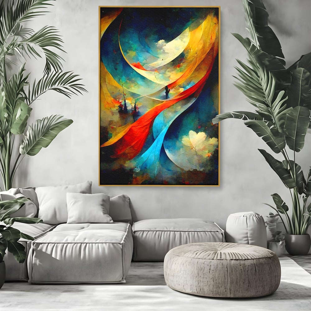 Tablou Canvas Premium LuxCanva® A1307, Sweet Dream ,  Living, Vise, Somn, Abstract, Dormitor, Culori Vibrante