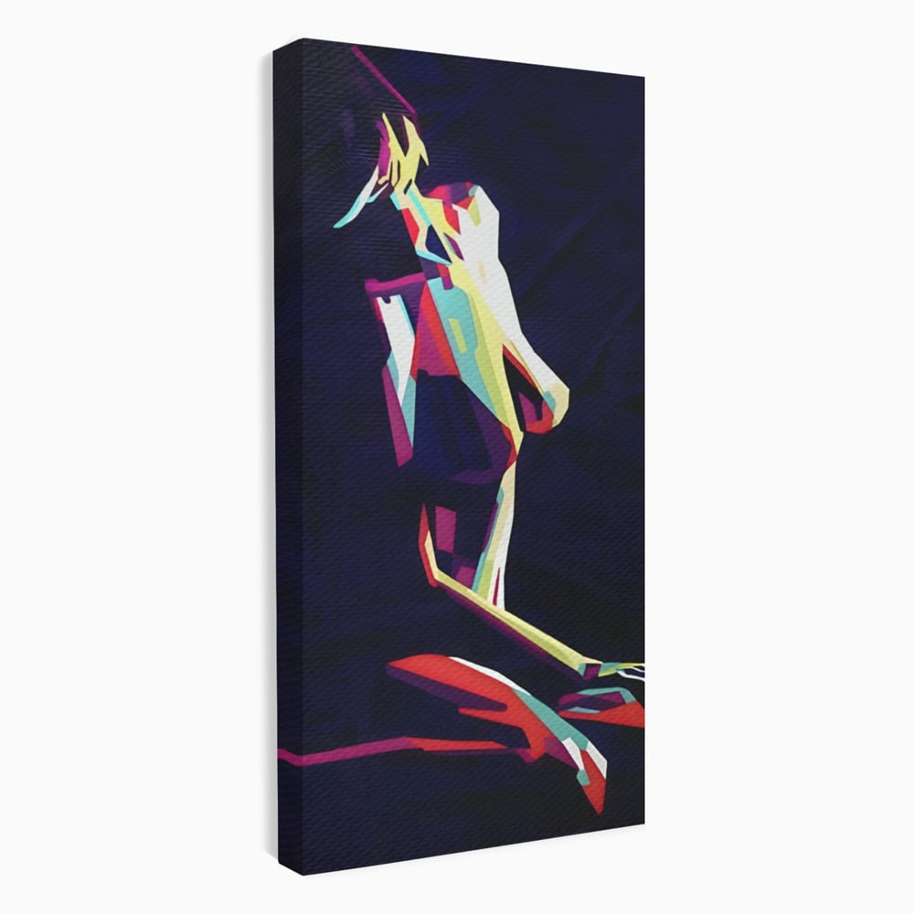 Tablou Canvas Premium LuxCanva® A1308, Abstract Nude , Femeie, Senzual, Trup, Dormitor, Culori Vibrante