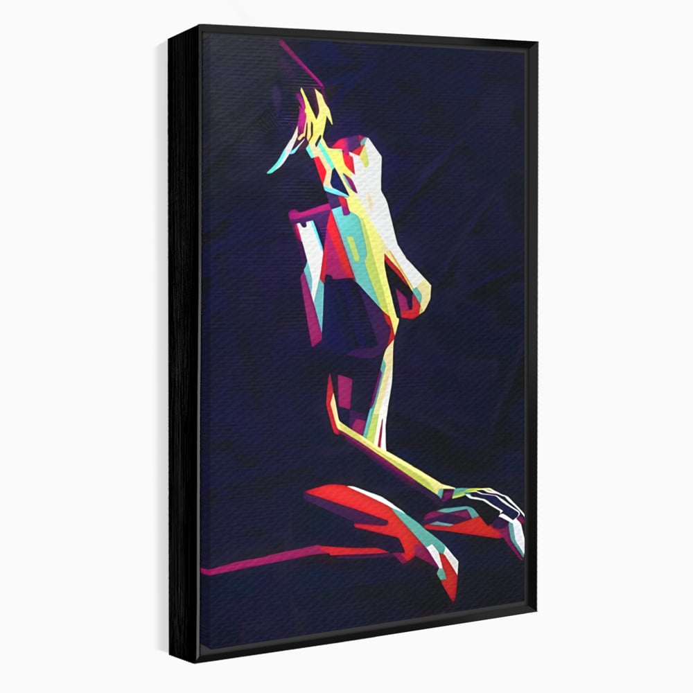 Tablou Canvas Premium LuxCanva® A1308, Abstract Nude , Femeie, Senzual, Trup, Dormitor, Culori Vibrante
