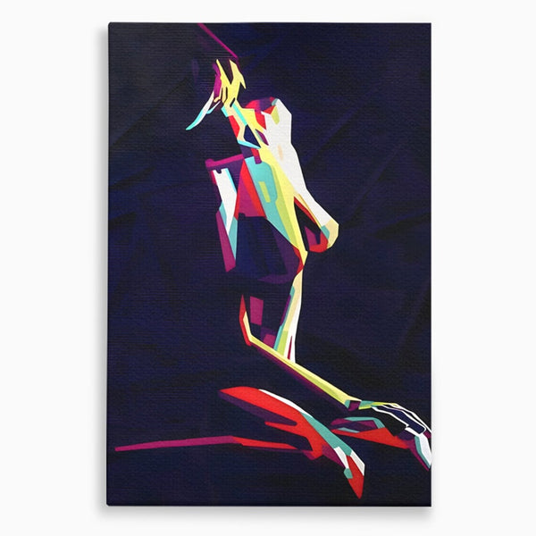 Tablou Canvas Premium LuxCanva® A1308, Abstract Nude , Femeie, Senzual, Trup, Dormitor, Culori Vibrante