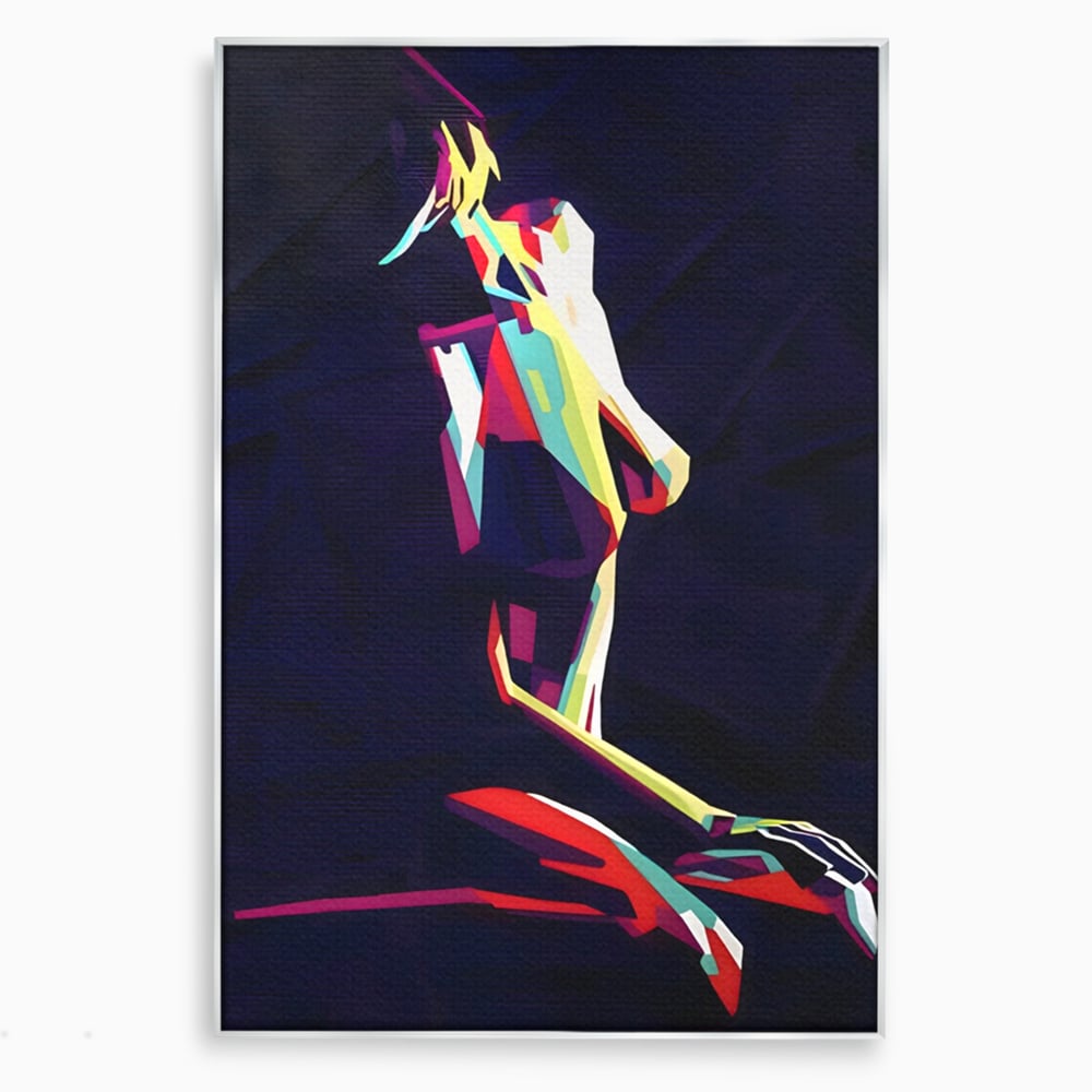 Tablou Canvas Premium LuxCanva® A1308, Abstract Nude , Femeie, Senzual, Trup, Dormitor, Culori Vibrante