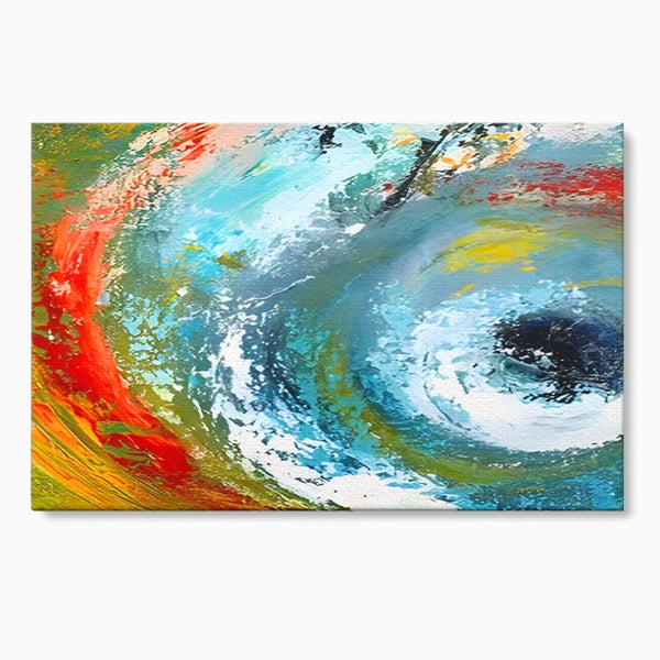 Tablou Canvas Premium LuxCanva® A1310, Vartejul Culorilor , Living, Abstract, Multicolor, Amestec De Culori, Dormitor, Culori Vibrante