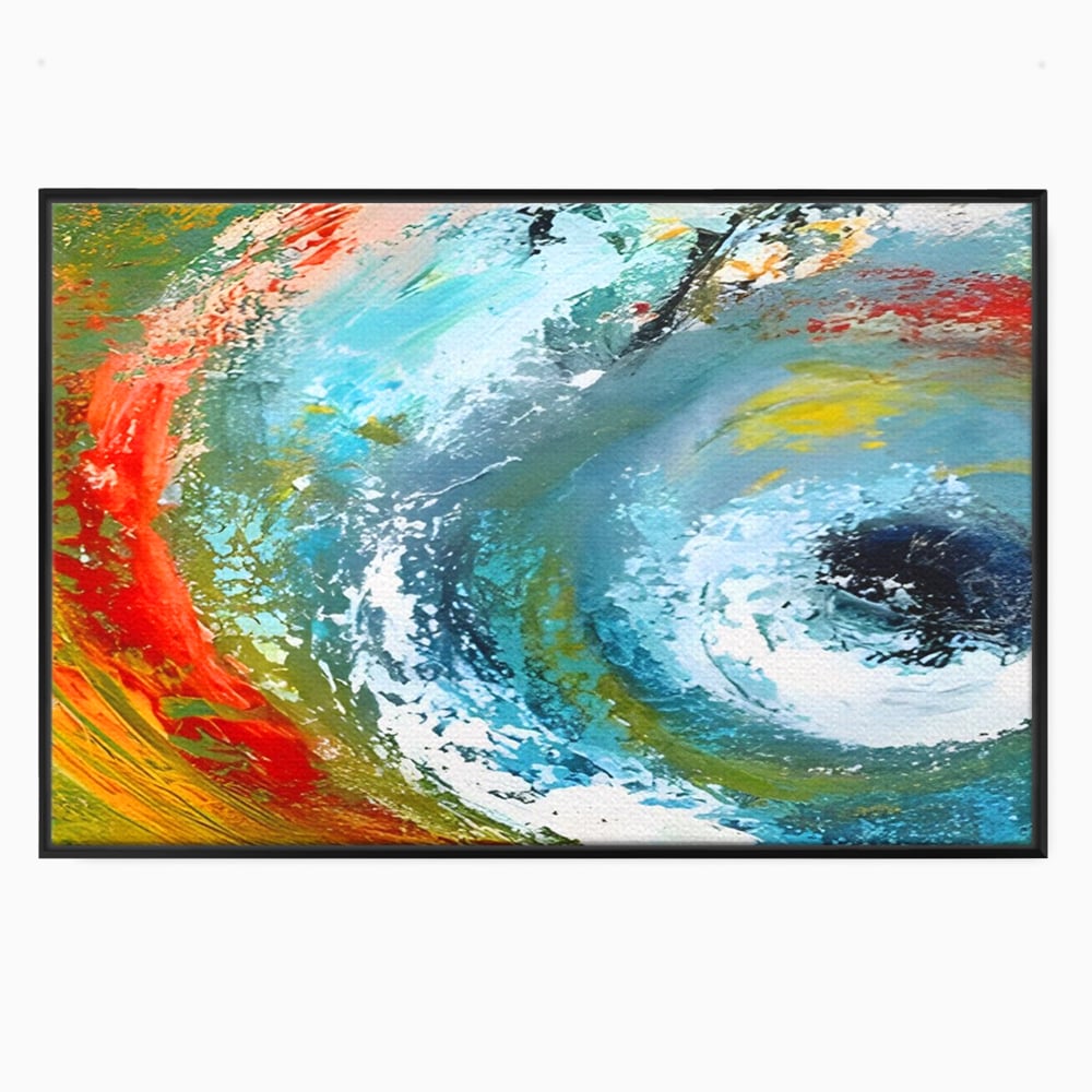 Tablou Canvas Premium LuxCanva® A1310, Vartejul Culorilor , Living, Abstract, Multicolor, Amestec De Culori, Dormitor, Culori Vibrante