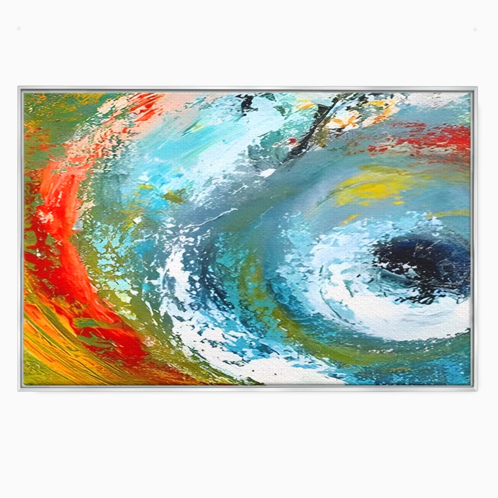 Tablou Canvas Premium LuxCanva® A1310, Vartejul Culorilor , Living, Abstract, Multicolor, Amestec De Culori, Dormitor, Culori Vibrante