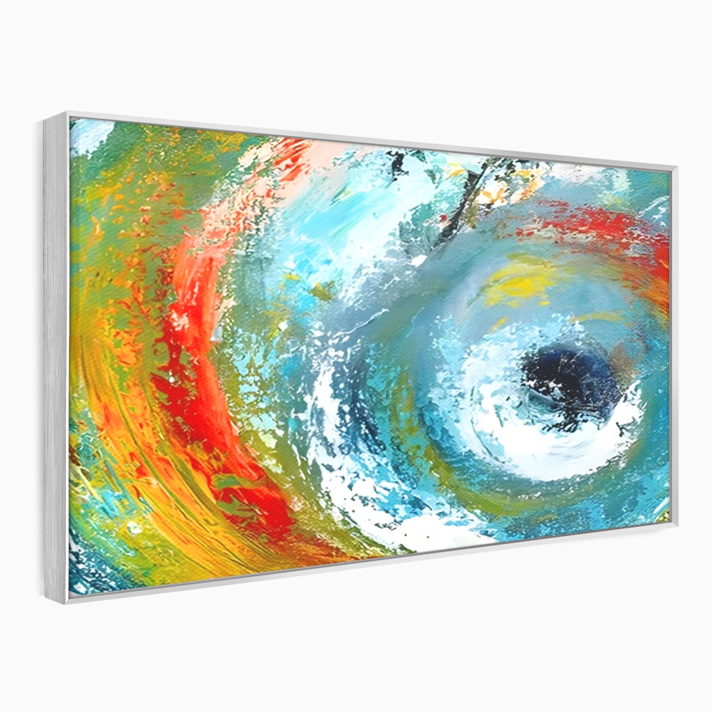 Tablou Canvas Premium LuxCanva® A1310, Vartejul Culorilor , Living, Abstract, Multicolor, Amestec De Culori, Dormitor, Culori Vibrante