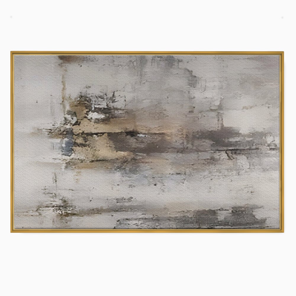 Leinwandbilder Premium LuxCanva® A1312, Abstrakt Grau, Wohnen, Grau, Dekorativ, Schlafzimmer, Bronze, Lebendige Farben