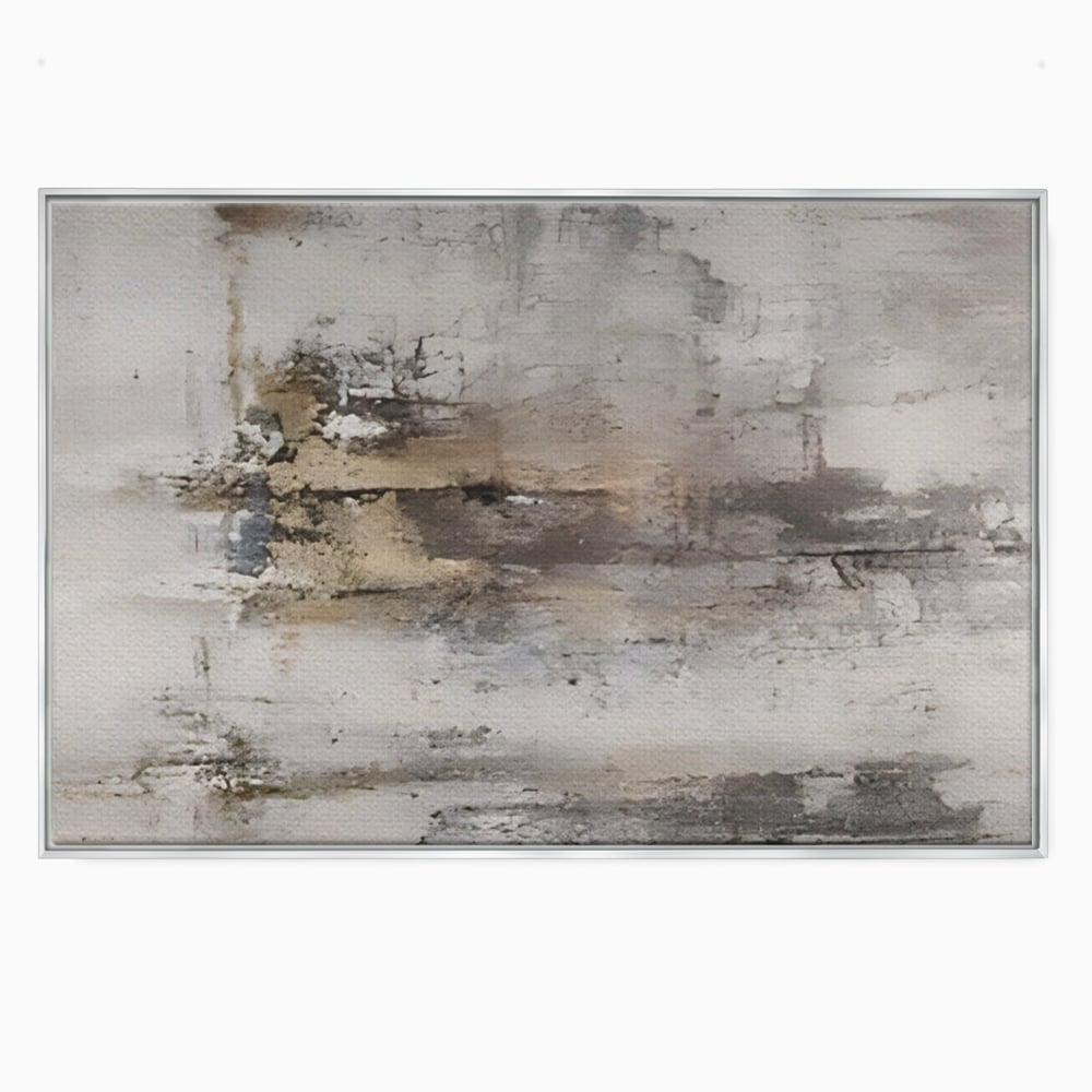 Leinwandbilder Premium LuxCanva® A1312, Abstrakt Grau, Wohnen, Grau, Dekorativ, Schlafzimmer, Bronze, Lebendige Farben