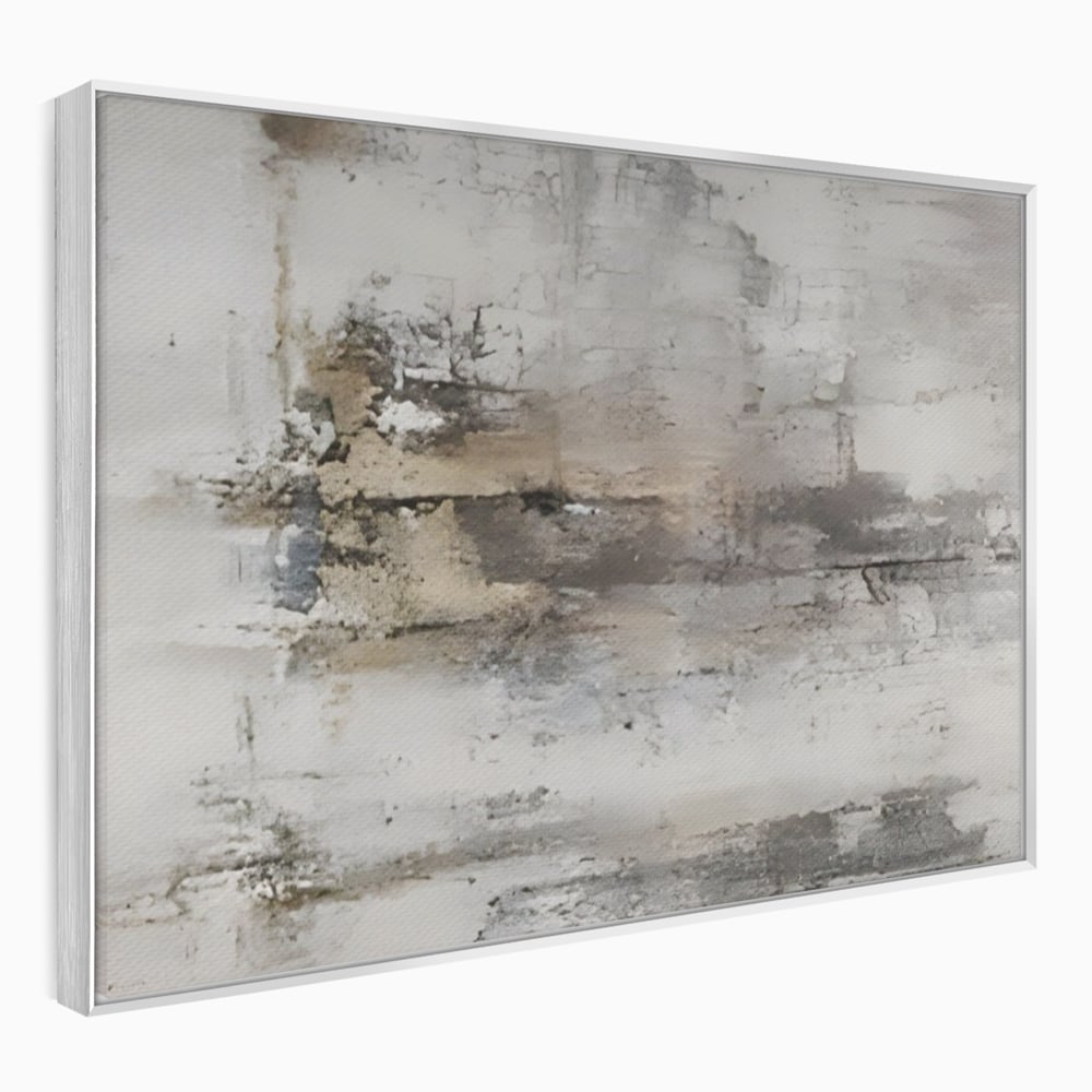 Leinwandbilder Premium LuxCanva® A1312, Abstrakt Grau, Wohnen, Grau, Dekorativ, Schlafzimmer, Bronze, Lebendige Farben