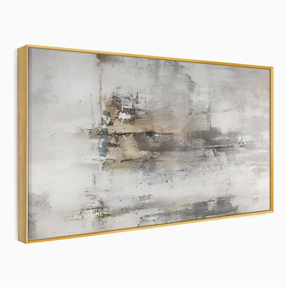 Leinwandbilder Premium LuxCanva® A1312, Abstrakt Grau, Wohnen, Grau, Dekorativ, Schlafzimmer, Bronze, Lebendige Farben