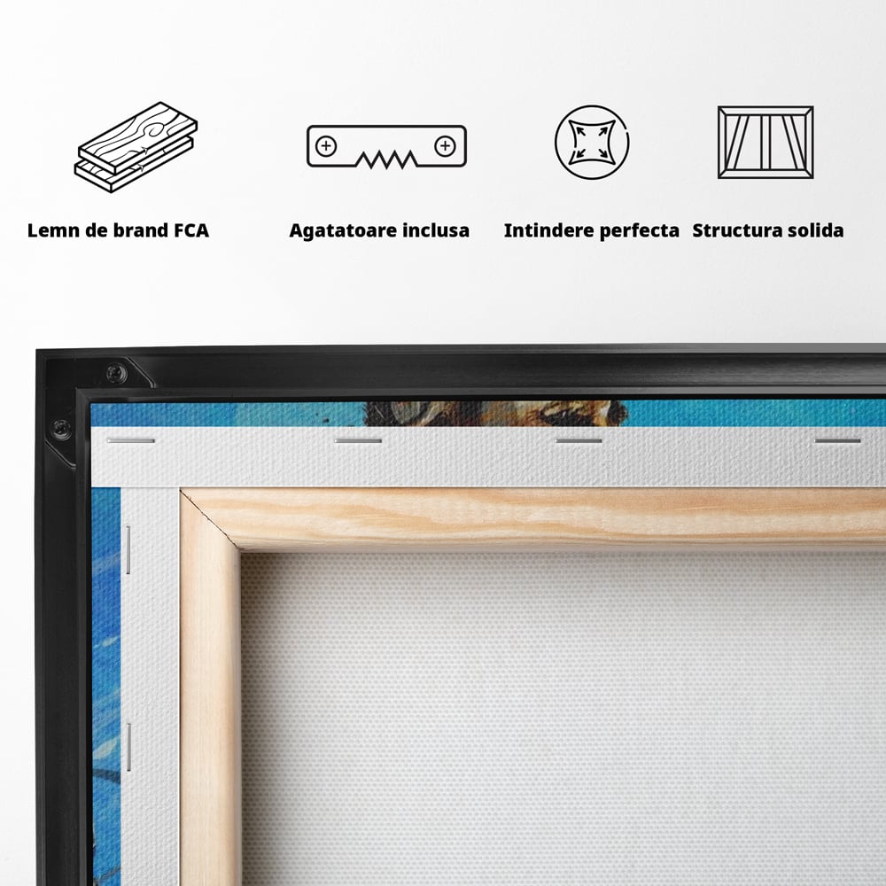 Fotoleinwand Leinwand Premium LuxCanva® A1320, Lionel Andrés Messi , Wohnen, Leben, Mannschaft, Fußball, FC Barcelona, Goldener Ball, Lebendige Farben