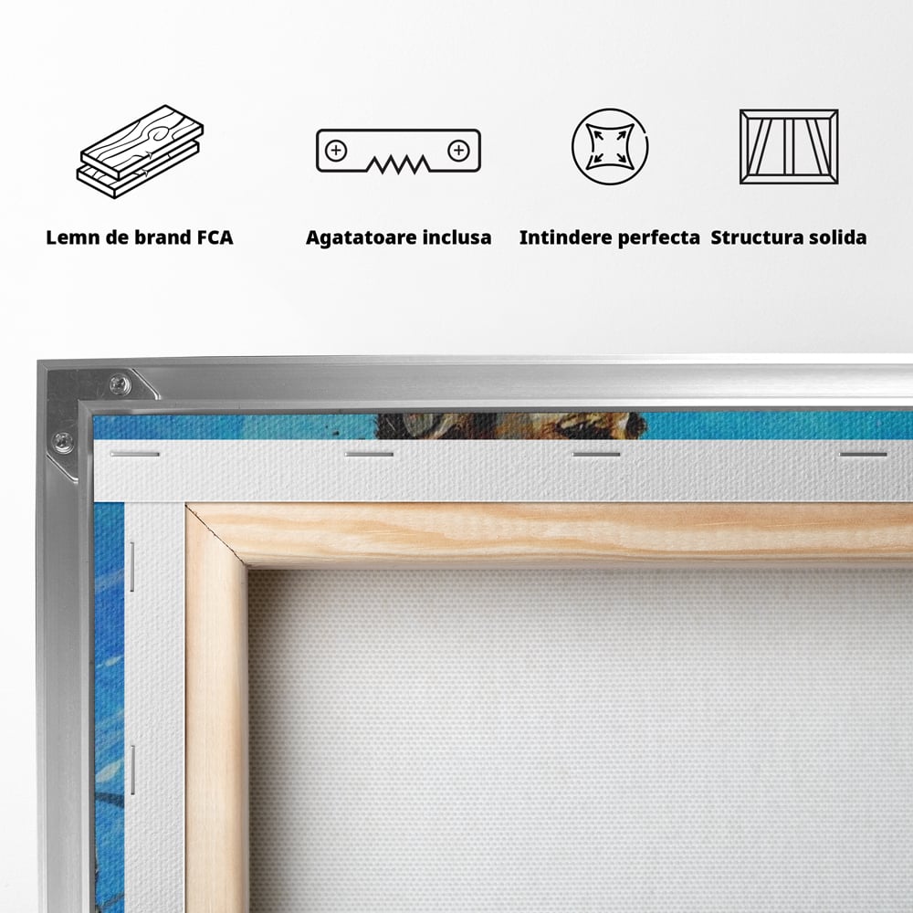 Fotoleinwand Leinwand Premium LuxCanva® A1320, Lionel Andrés Messi , Wohnen, Leben, Mannschaft, Fußball, FC Barcelona, Goldener Ball, Lebendige Farben