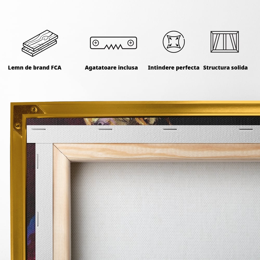 Tablou Canvas Premium LuxCanva® A1322, Lionel Andrés Messi , Living, Fotbal, Atacant, Balon De Aur, Studio, Culori Vibrante