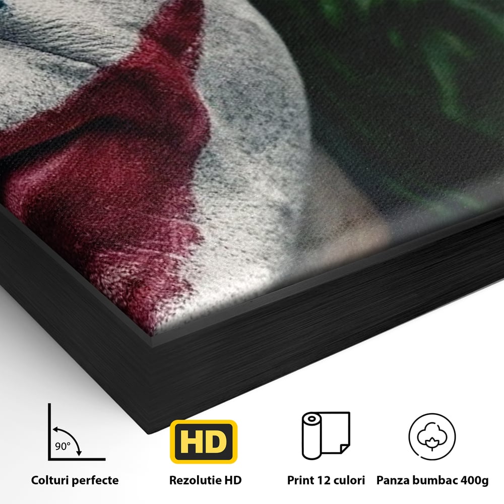 Tablou Canvas Premium, LuxCanva® A1326, Joker Movies, Living, Film, Thriller Psihologic, Personaj, Studio, Culori Vibrante