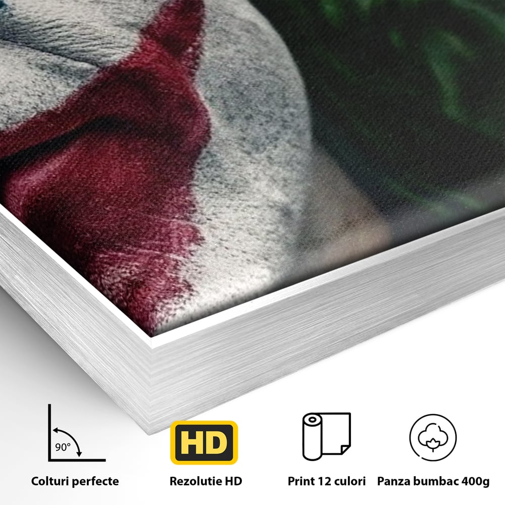 Tablou Canvas Premium, LuxCanva® A1326, Joker Movies, Living, Film, Thriller Psihologic, Personaj, Studio, Culori Vibrante