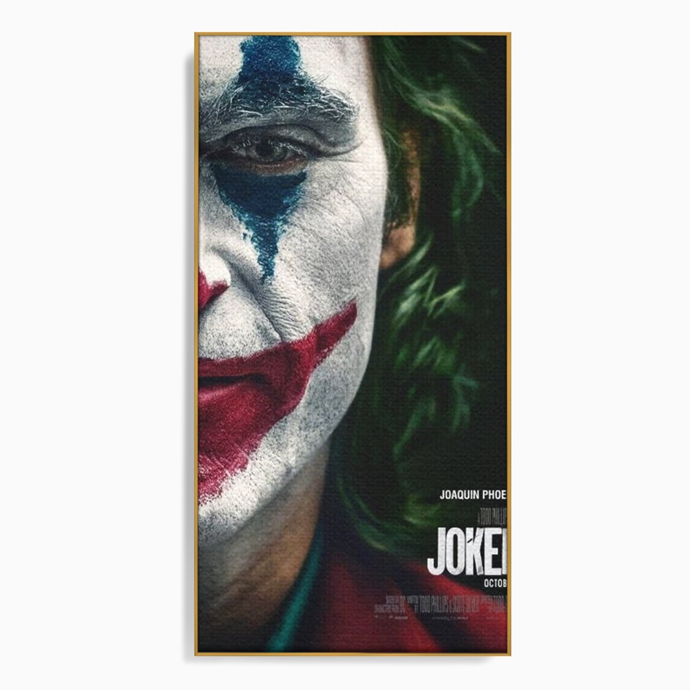 Tablou Canvas Premium, LuxCanva® A1326, Joker Movies, Living, Film, Thriller Psihologic, Personaj, Studio, Culori Vibrante