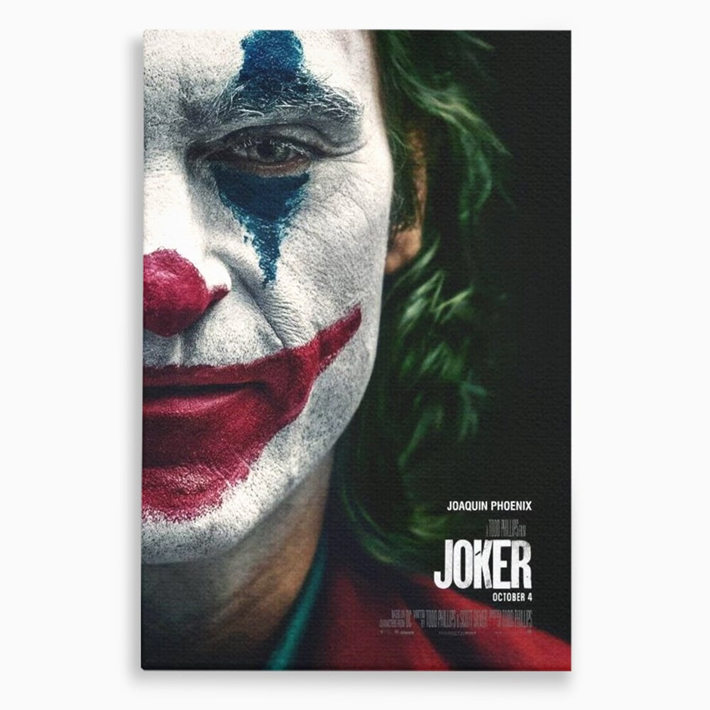 Tablou Canvas Premium, LuxCanva® A1326, Joker Movies, Living, Film, Thriller Psihologic, Personaj, Studio, Culori Vibrante