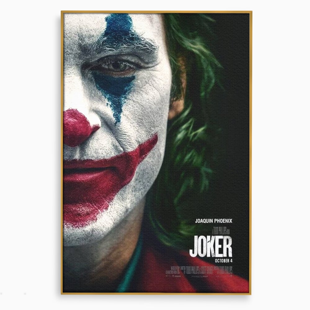Tablou Canvas Premium, LuxCanva® A1326, Joker Movies, Living, Film, Thriller Psihologic, Personaj, Studio, Culori Vibrante