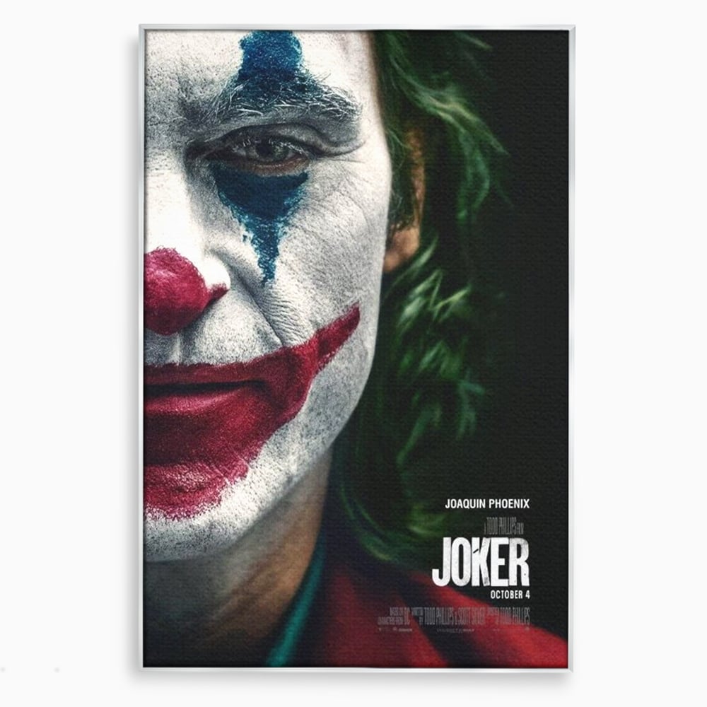 Tablou Canvas Premium, LuxCanva® A1326, Joker Movies, Living, Film, Thriller Psihologic, Personaj, Studio, Culori Vibrante