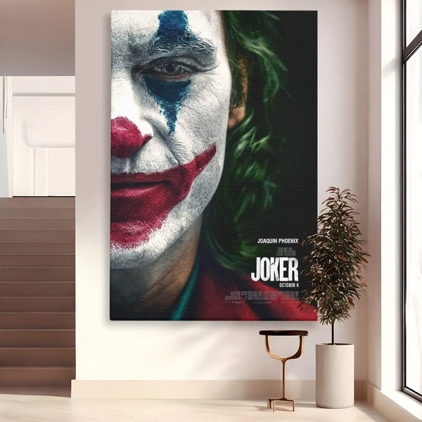 Tablou Canvas Premium, LuxCanva® A1326, Joker Movies, Living, Film, Thriller Psihologic, Personaj, Studio, Culori Vibrante