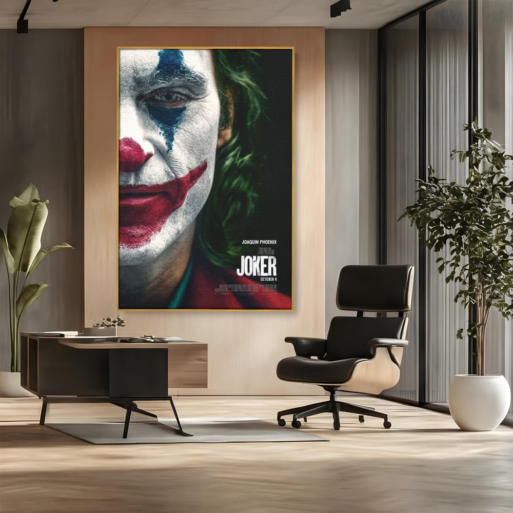 Tablou Canvas Premium, LuxCanva® A1326, Joker Movies, Living, Film, Thriller Psihologic, Personaj, Studio, Culori Vibrante