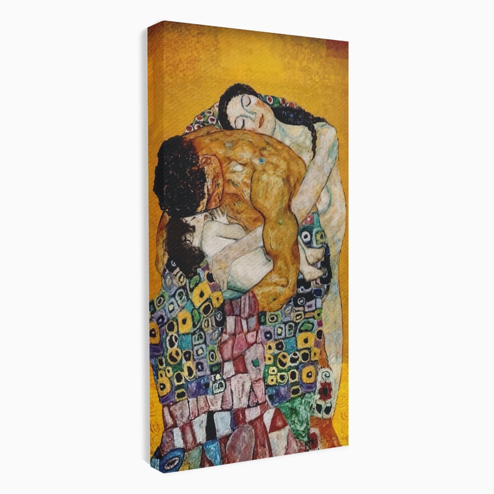 Tablou Canvas Premium LuxCanva® A1331, The Family ,  Galerie De Arta, Gustav Klimt, Familie, Pictor, Decorator, Studio, Culori Vibrante