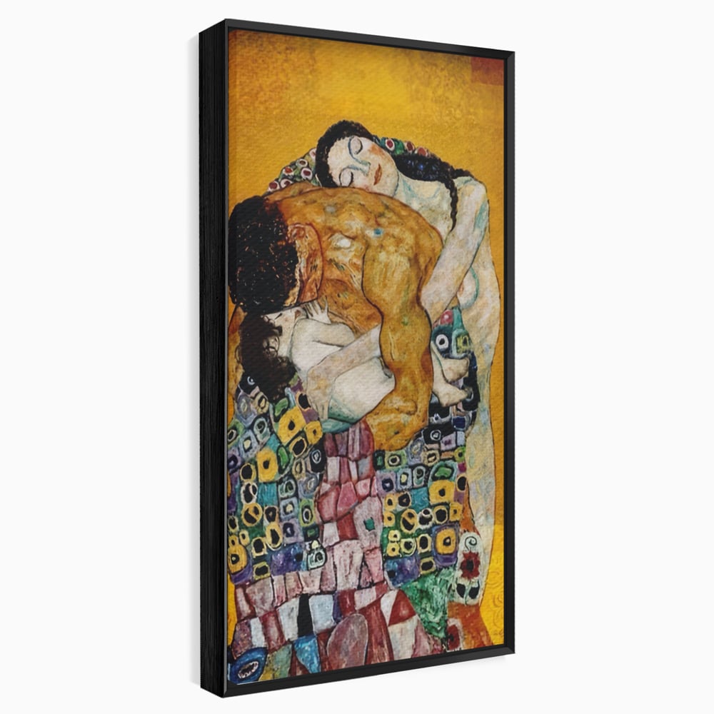 Tablou Canvas Premium LuxCanva® A1331, The Family ,  Galerie De Arta, Gustav Klimt, Familie, Pictor, Decorator, Studio, Culori Vibrante