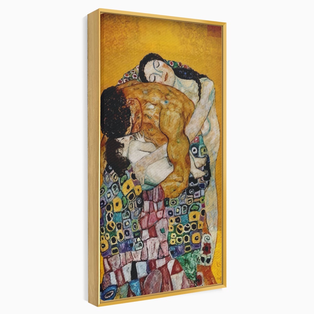 Tablou Canvas Premium LuxCanva® A1331, The Family ,  Galerie De Arta, Gustav Klimt, Familie, Pictor, Decorator, Studio, Culori Vibrante