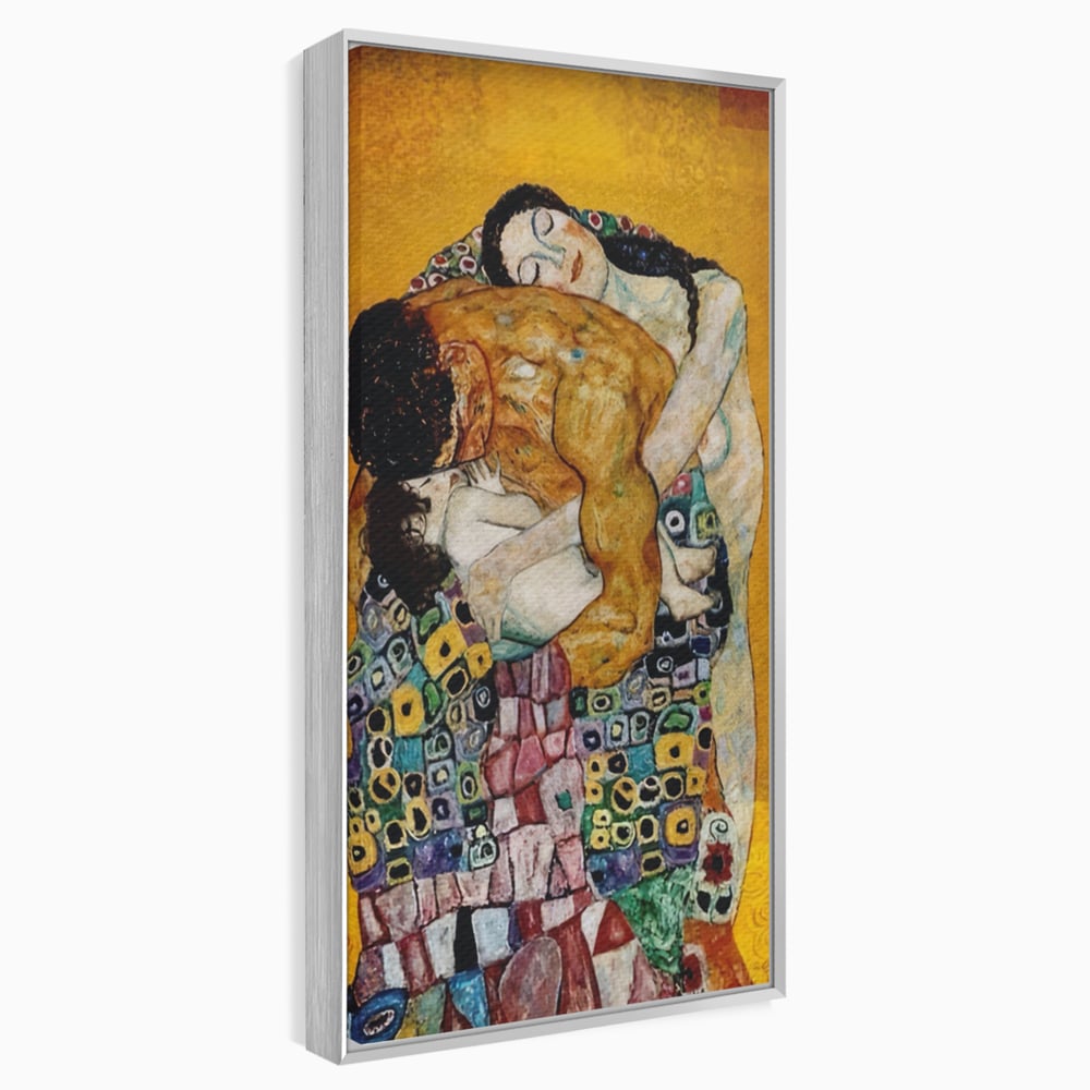 Tablou Canvas Premium LuxCanva® A1331, The Family ,  Galerie De Arta, Gustav Klimt, Familie, Pictor, Decorator, Studio, Culori Vibrante