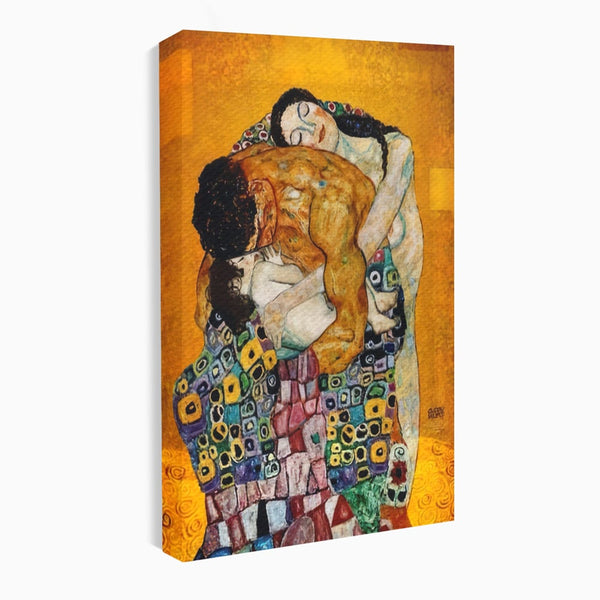 Tablou Canvas Premium LuxCanva® A1331, The Family ,  Galerie De Arta, Gustav Klimt, Familie, Pictor, Decorator, Studio, Culori Vibrante