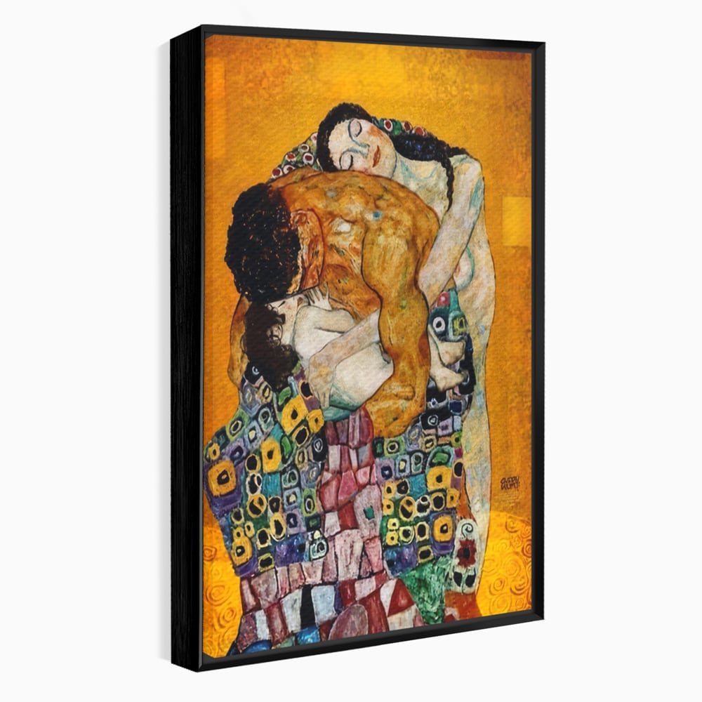 Tablou Canvas Premium LuxCanva® A1331, The Family ,  Galerie De Arta, Gustav Klimt, Familie, Pictor, Decorator, Studio, Culori Vibrante