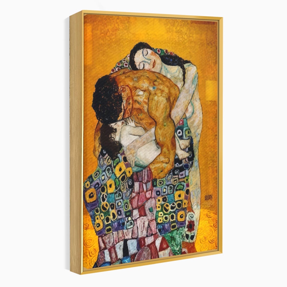 Tablou Canvas Premium LuxCanva® A1331, The Family ,  Galerie De Arta, Gustav Klimt, Familie, Pictor, Decorator, Studio, Culori Vibrante