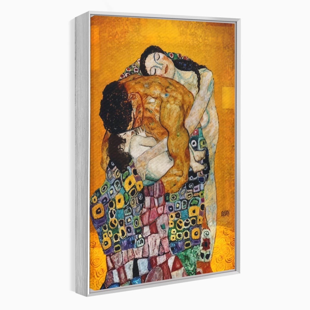 Tablou Canvas Premium LuxCanva® A1331, The Family ,  Galerie De Arta, Gustav Klimt, Familie, Pictor, Decorator, Studio, Culori Vibrante