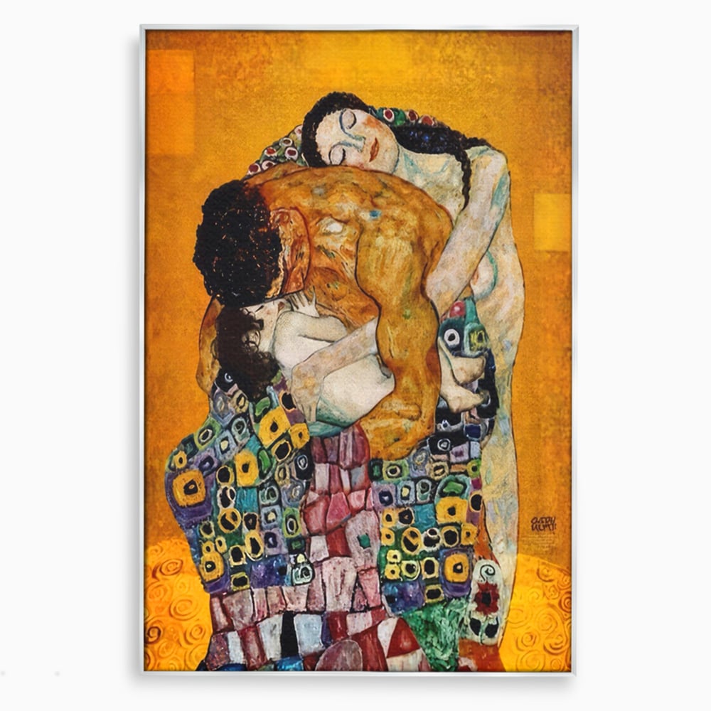 Tablou Canvas Premium LuxCanva® A1331, The Family ,  Galerie De Arta, Gustav Klimt, Familie, Pictor, Decorator, Studio, Culori Vibrante