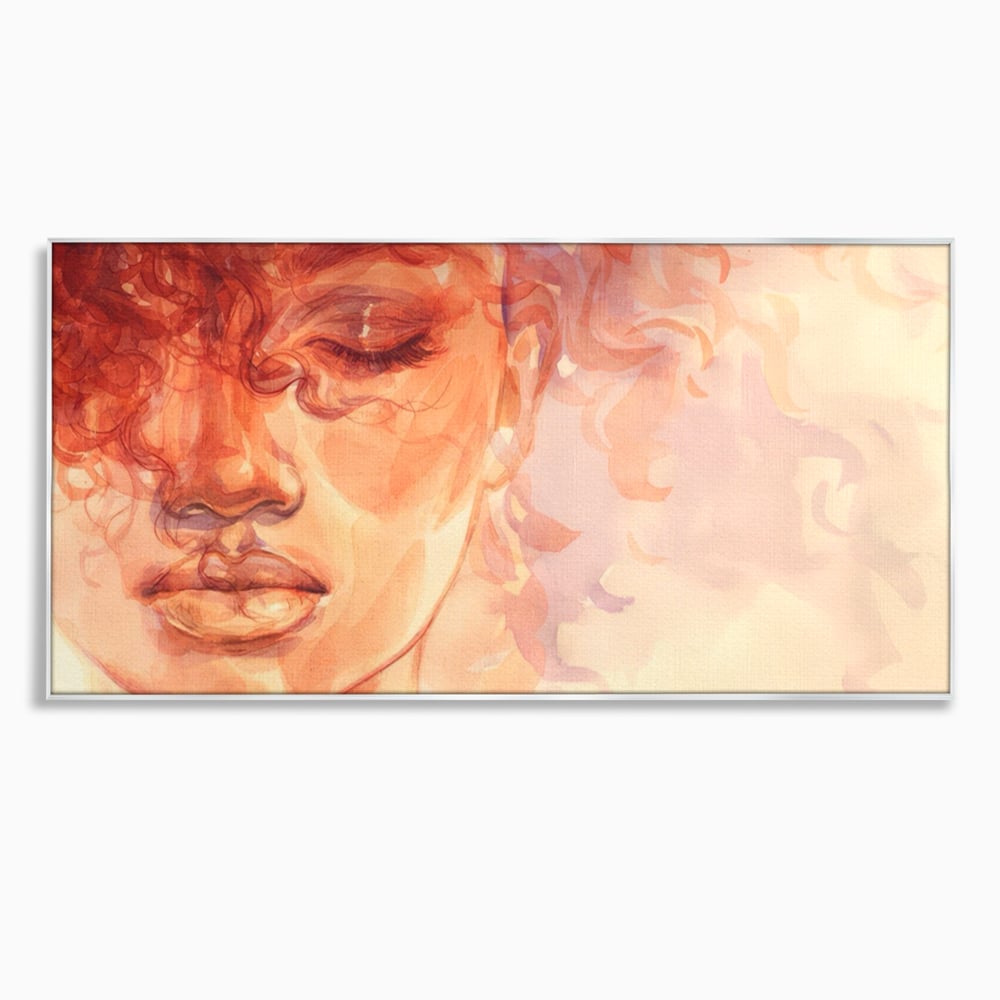 Tablou Canvas Premium LuxCanva® A1341, Woman Face , Living, Frumusete, Baby Doll, Buze, Culori Vibrante