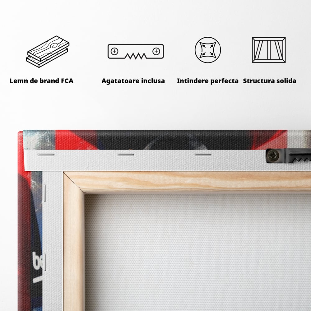 Leinwand Wandkunst Leinwand Wandkunst Premium LuxCanva® A1343, Messi Nr.10 , Wohnen, Fußballer, Ballon d'Or, Sportler, Spielzimmer, Lebendige Farben