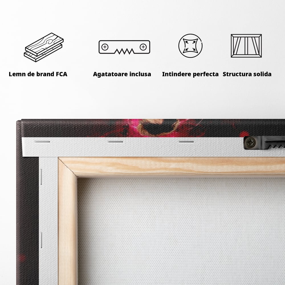 Tablou Canvas Premium LuxCanva® A1344, Lionel Messi , Bar, Legenda, Balonul De Aur, Sportiv, Game Room, Culori Vibrante