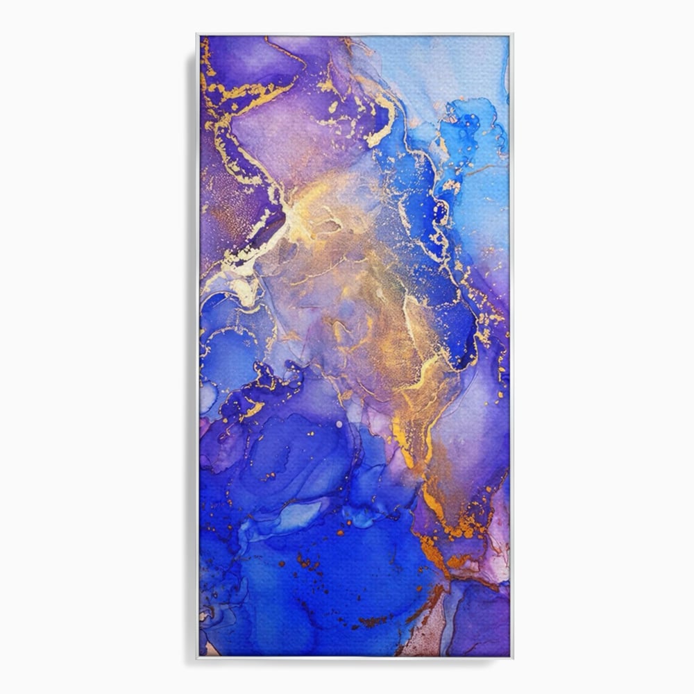 Tablou Canvas Premium LuxCanva® A1352, Purple And Blue Marble , Living, Decorativ, Abstract, Colorat, Studio, Culori Vibrante