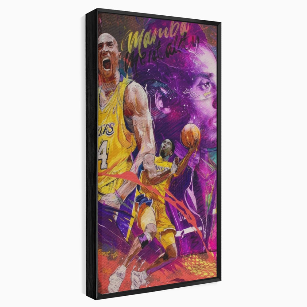 Leinwand Leinwandbilder Premium LuxCanva® A1353, Kobe Bryant , Wohnen, Basketball, NBA, Sportverein, Lakers, Lebendige Farben