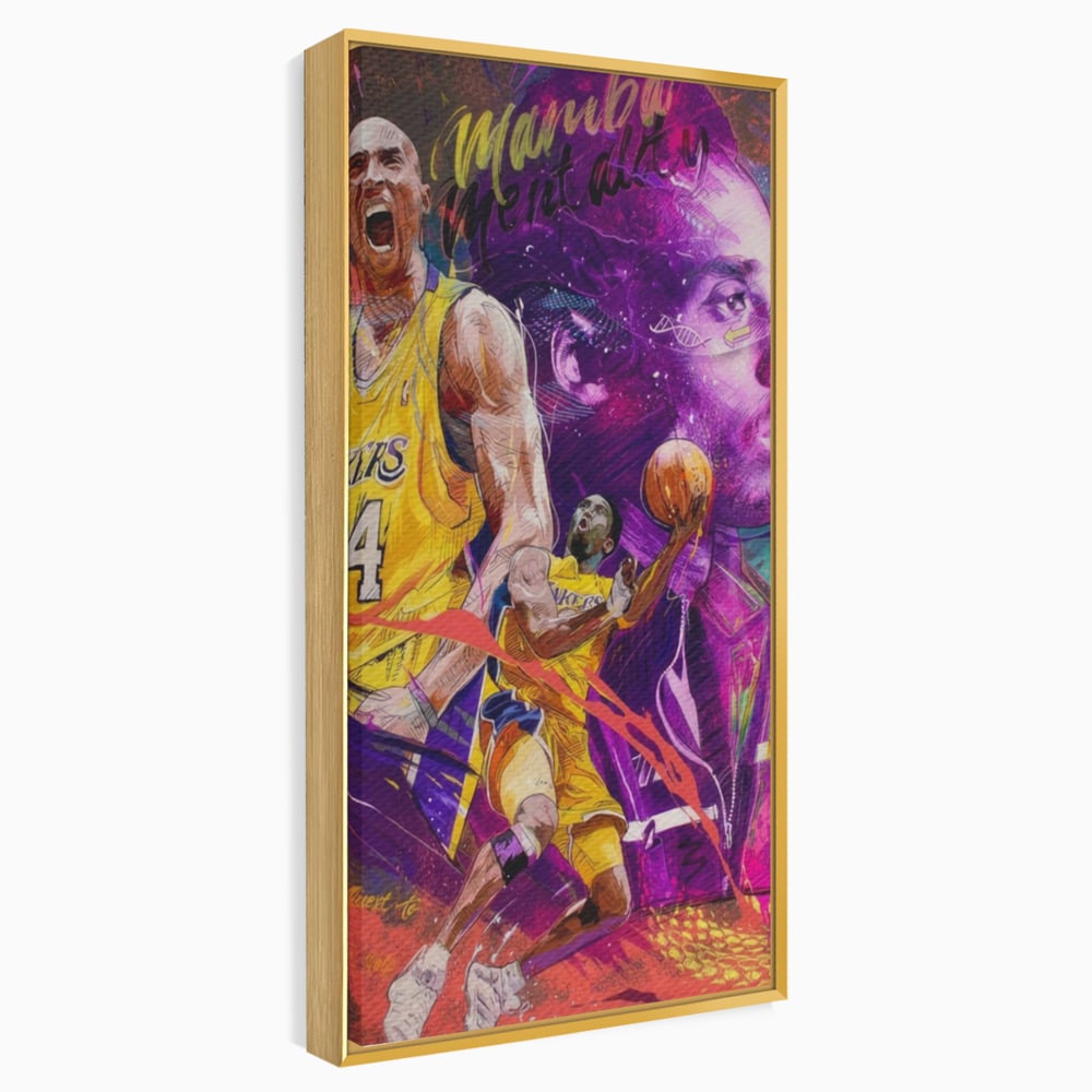 Leinwand Leinwandbilder Premium LuxCanva® A1353, Kobe Bryant , Wohnen, Basketball, NBA, Sportverein, Lakers, Lebendige Farben