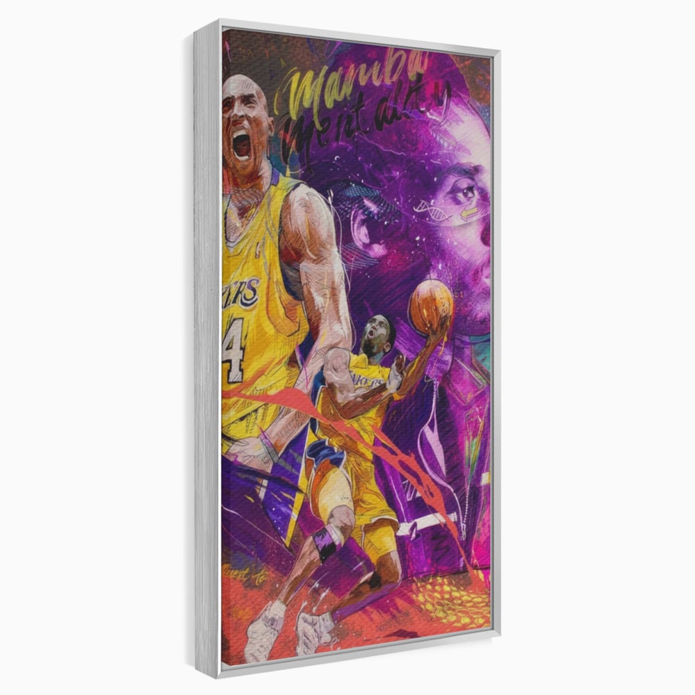 Leinwand Leinwandbilder Premium LuxCanva® A1353, Kobe Bryant , Wohnen, Basketball, NBA, Sportverein, Lakers, Lebendige Farben