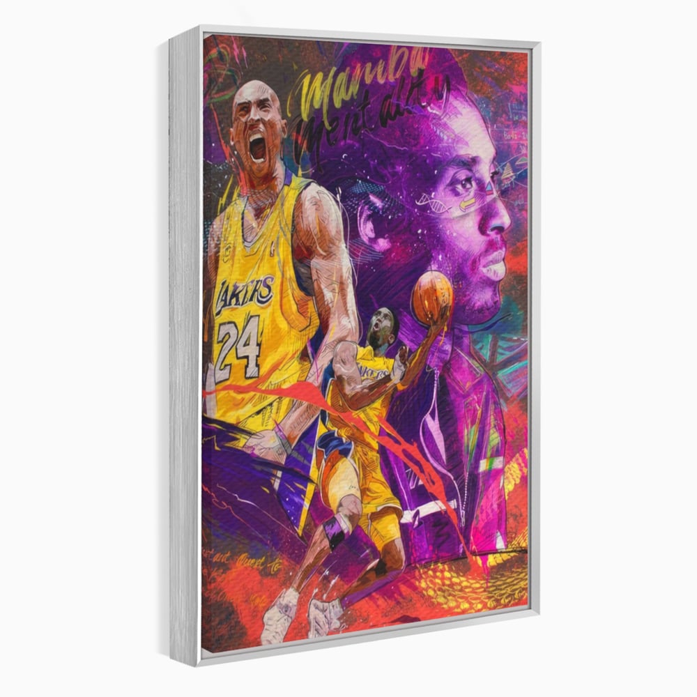 Leinwand Leinwandbilder Premium LuxCanva® A1353, Kobe Bryant , Wohnen, Basketball, NBA, Sportverein, Lakers, Lebendige Farben