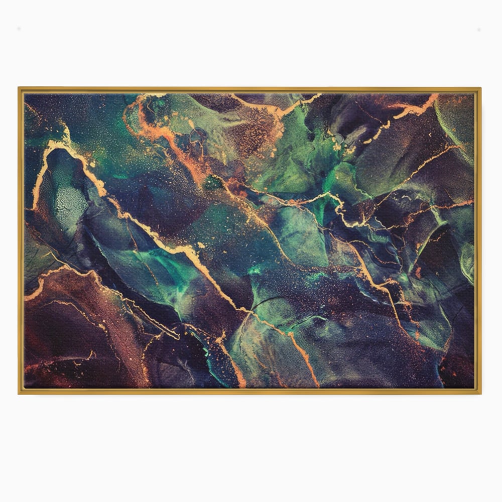 Tablou Canvas Premium LuxCanva® A1355, Abstract Dream , Dormitor, Natural Pigment, Luxury Art, Living, Culori Vibrante