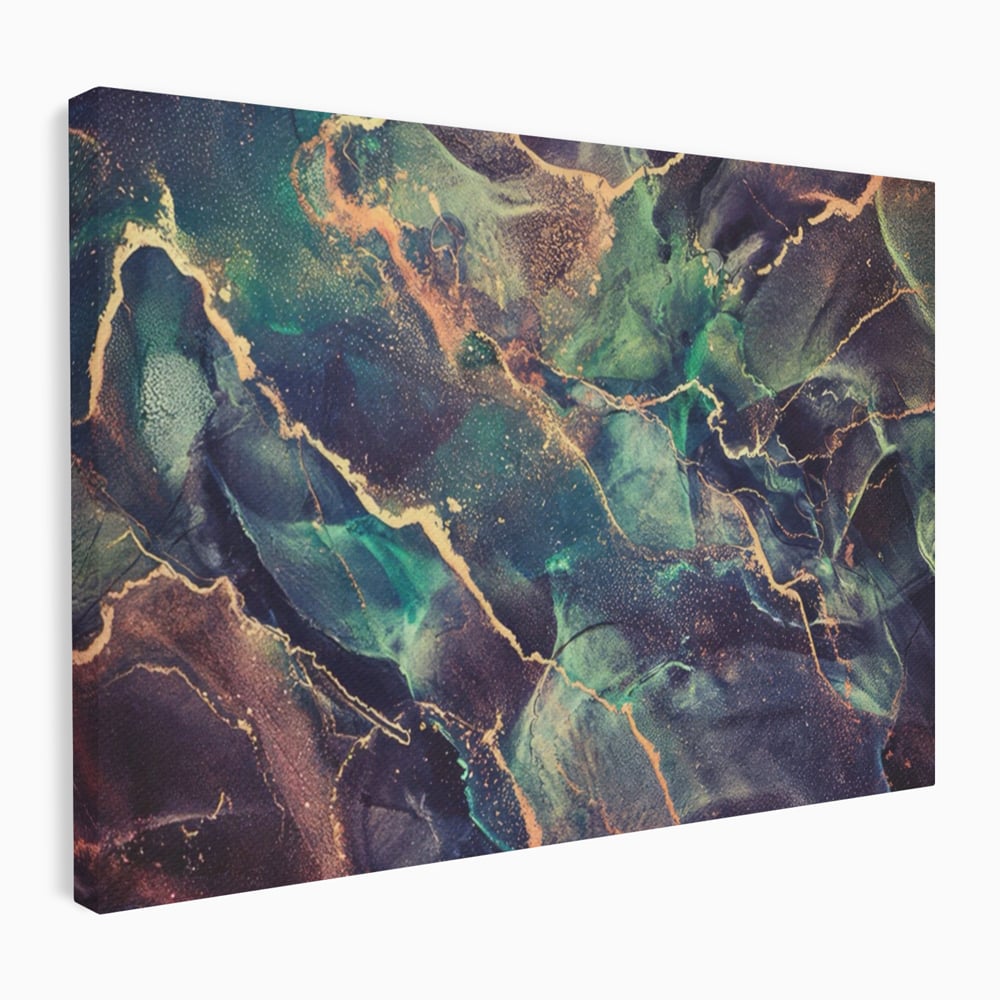 Tablou Canvas Premium LuxCanva® A1355, Abstract Dream , Dormitor, Natural Pigment, Luxury Art, Living, Culori Vibrante