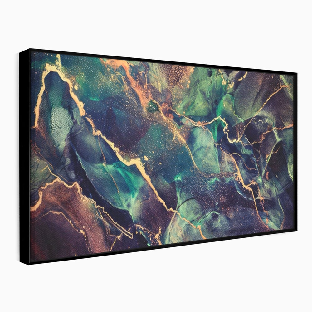 Tablou Canvas Premium LuxCanva® A1355, Abstract Dream , Dormitor, Natural Pigment, Luxury Art, Living, Culori Vibrante