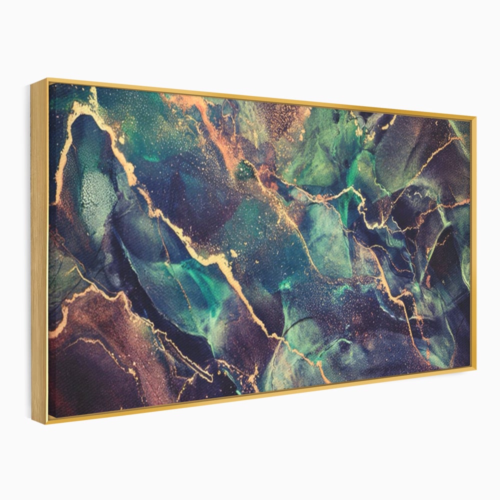 Tablou Canvas Premium LuxCanva® A1355, Abstract Dream , Dormitor, Natural Pigment, Luxury Art, Living, Culori Vibrante