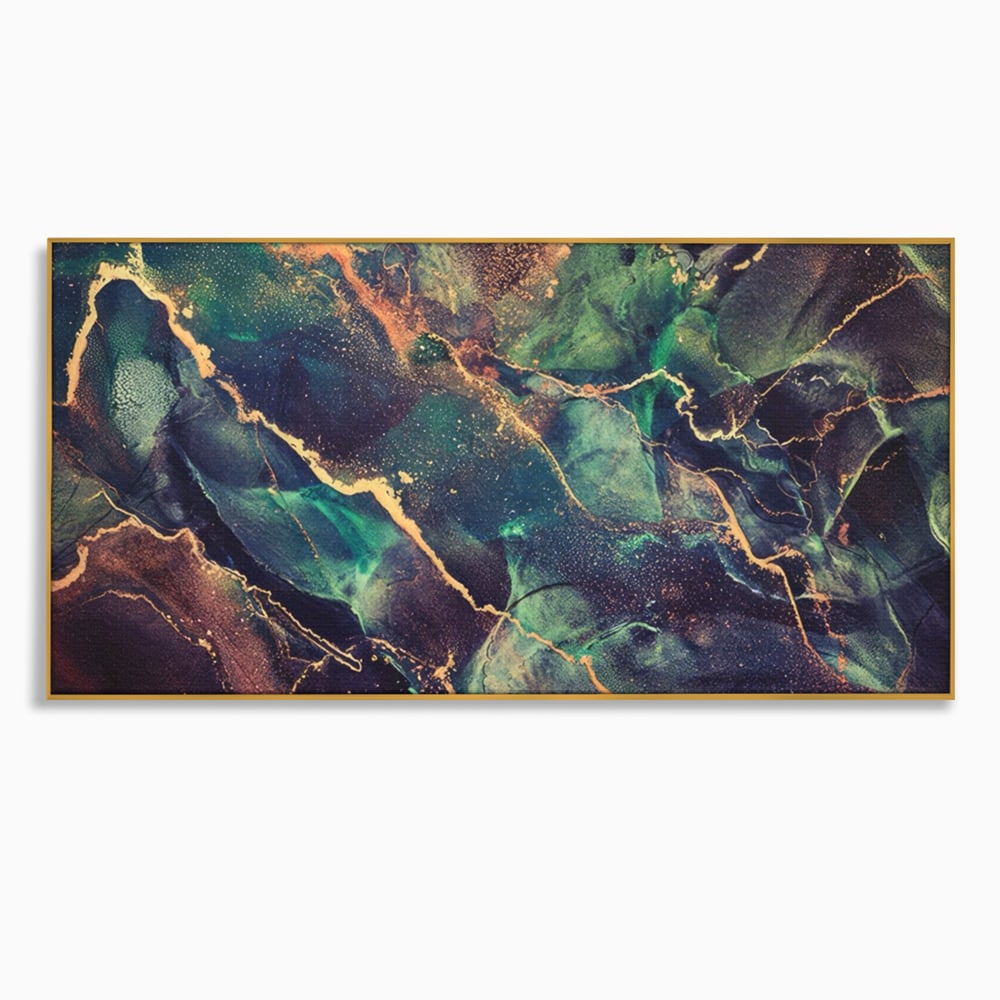 Tablou Canvas Premium LuxCanva® A1355, Abstract Dream , Dormitor, Natural Pigment, Luxury Art, Living, Culori Vibrante