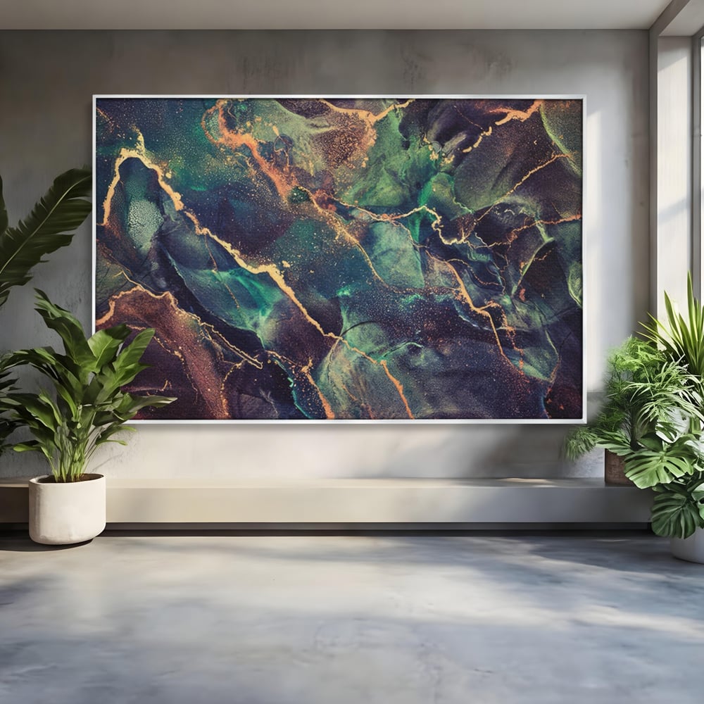 Tablou Canvas Premium LuxCanva® A1355, Abstract Dream , Dormitor, Natural Pigment, Luxury Art, Living, Culori Vibrante